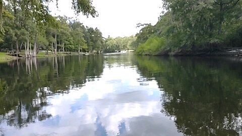 Peaceful Santa Fe River with hawks singing