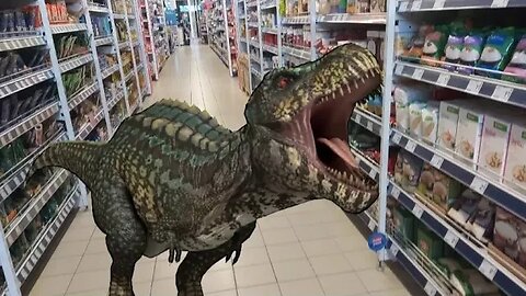 T-Rex didn't expect such a price / Attacks the store...