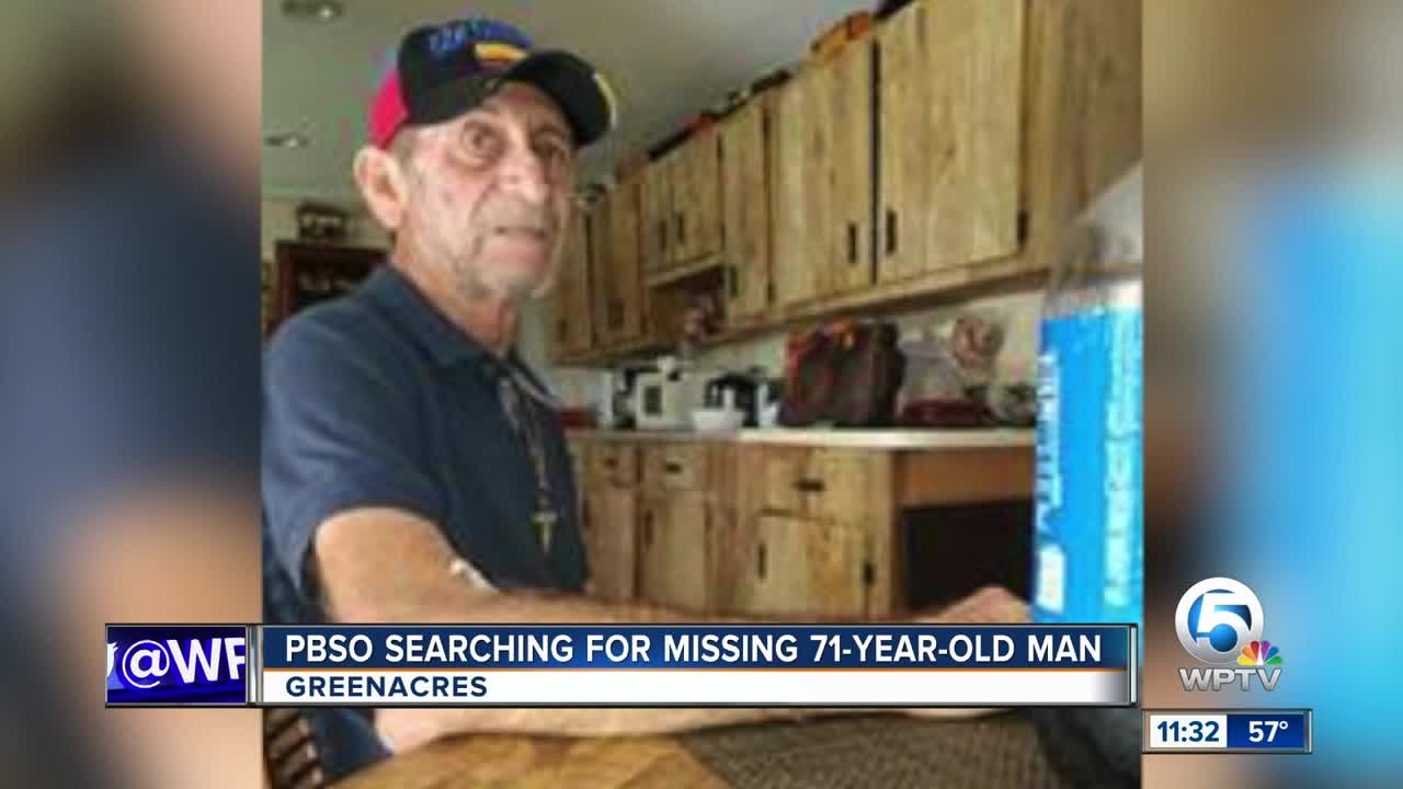 PBSO looking for missing Greenacres man with Alzheimer's disease