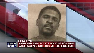 Highland Park police search for Person of Interest in murder who escaped custody