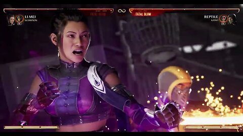 Mortal Kombat 1 2023 Li Mei & Scorpion Kameo Fatal Blow