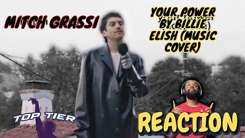 HIS VOICE IS OUT OF THIS WORLD! | LoccdWolf Reacts to MITCH GRASSI - YOUR POWER by BILLIE ELISH