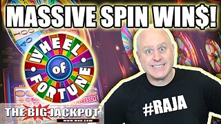 💥BIG WIN$ 💥Wheel Of Fortune Slot Bonus | Raja Slots