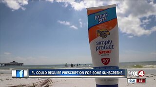 Florida could require prescription for some sunscreens