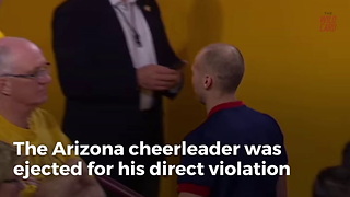 University Of Arizona Cheerleader Ejected During Heated Rivalry Game