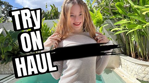 Try On Haul | Get Ready With Me | See Through and No Bra
