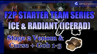 🧊🧊Season 2 F2P Ice & Radiance Stater Team -For Venom & Curse Stage 2 + Goblin Lair 1-3 🧊🧊