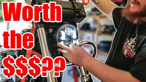 Harley Dyna LED Amazon Headlight Review