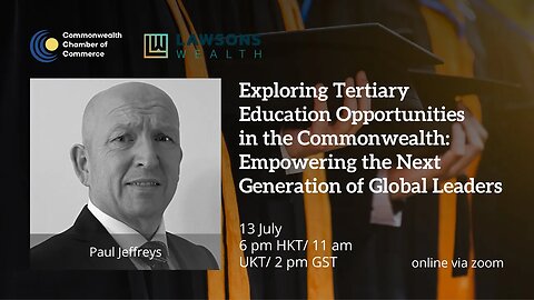 Webinar | Education and Your Financial Future feat. Paul Jeffreys of Lawsons Wealth | 13 July 2023