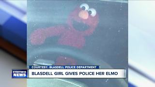 Blasdell girl gives police her Elmo