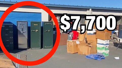 FOUND a BODY & 4 Locked SAFES in these $7,700 Storage Units