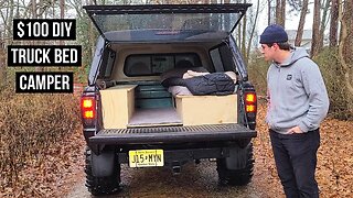 Ford Ranger DIY Truck Bed Camper Build (For $100!!)