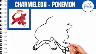 HOW TO DRAW | CHARMELEON - POKEMON | VERY EASY