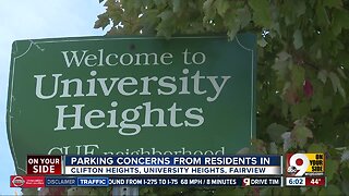 Parking concerns from neighbors near UC's campus
