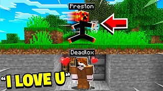 I Pretended To Be PrestonPlayz In Minecraft Manhunt!