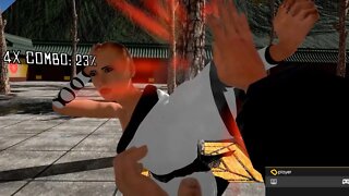 Dragon Fist: VR Kung Fu - Quest 2 - against Mingxia (round 2) #shorts