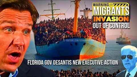 It Begins… FLORIDA Arrest Migrants BLOCK New BOATS! FL Gov DeSantis signs NEW EXECUTIVE Actions!