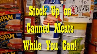 Stock your Prepper Pantry with Canned Meats ~ Preparedness