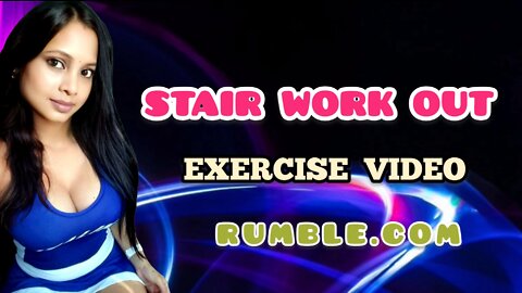 Women stair work out video