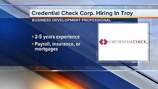 Credential Check Corporation is hiring at its headquarters in Troy
