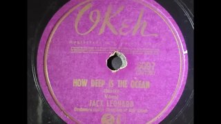 Jack Leonard – How Deep is the Ocean