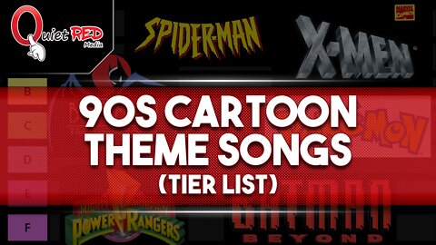 Ranking 90s Cartoon Theme Songs (tier list)