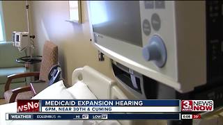 Medicaid expansion hearing Thursday night
