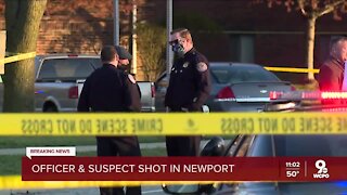 Covington Police officer, man hospitalized after shooting at Newport apartments