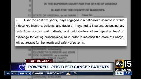 AG filing lawsuit against Valley opioid company for alleged false claims, fraud