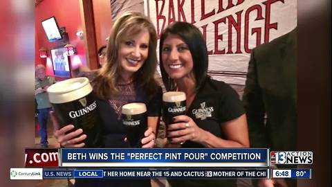 Beth Fisher wins Perfect Pint Challenge