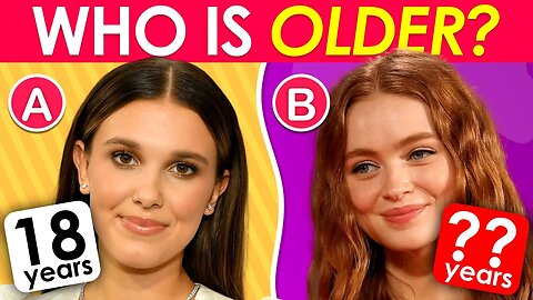 👴 Who is Older? Celebrity Edition! 👵