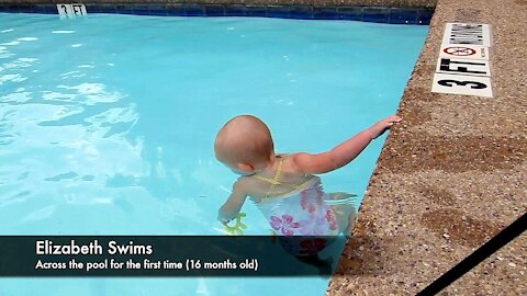 Funny Baby Want To Swim - Funniest Baby Video