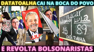 DATATOALHA faz sucesso na internet e impulsiona LULA mais que Anitta