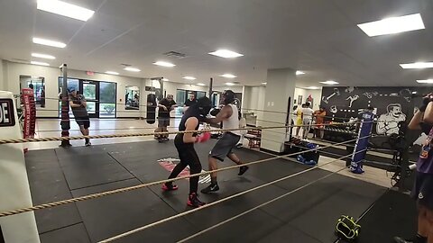 Old sparring footage