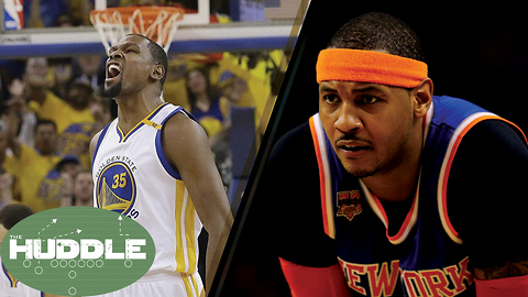 Stephen A RIPS Kevin Durant, Are the Warriors Bad for the NBA? What's Next for Melo? -The Huddle