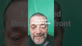 Fake Weed Dropped In Front Of Cop