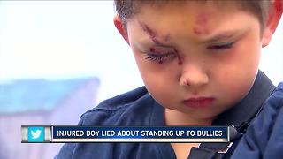 Mother, 6-year-old boy, made up story about being attacked by bullies, police say