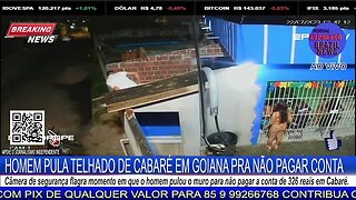 HOMEM PULA TELHADO DE CABARÉ EM GOIANA PRA NÃO PAGAR CONTA