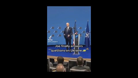 Joe finally answers questions on Ukraine 🇺🇦 ￼