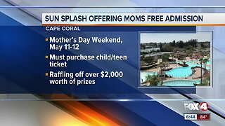 Sun Splash offers free admission for moms on Mothers Day