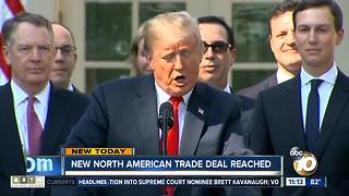 New North American trade deal reached