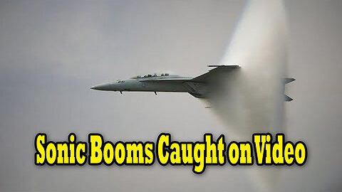 Sonic Booms Caught on Video _ Caças Rompeando a velocidade do som