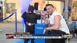 Wishes do come true: Boy with rare genetic disorder becomes Batman for a day