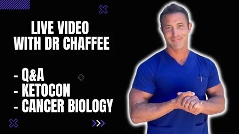 LIVE with Dr Anthony Chaffee!