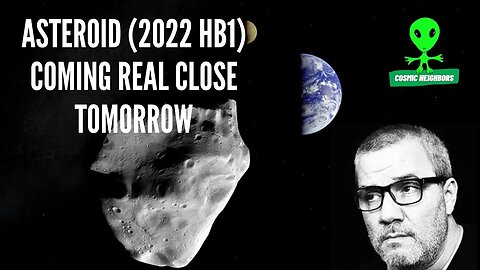 Asteroid 2022 HB1 Coming REAL Close Tomorrow