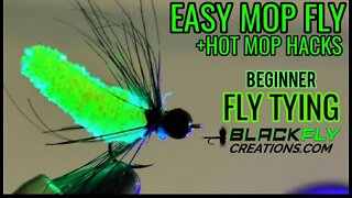 Fly Tying A Dirty Mop Fly! Easy Beginner Tying Tutorial By Black Fly Creations #flytying