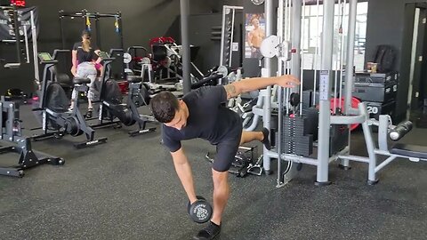 Dumbbell Crossover Single Leg Romanian Deadlifts (SLRDL's)