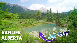 Broken Drone, Broken Body, Johnston Canyon and INK POTS! | VANLIFE ALBERTA