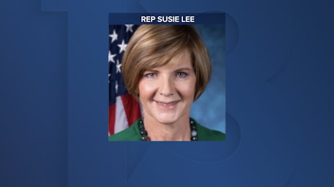 Rep. Susie Lee in Washington, D.C., during protest at U.S. Capitol