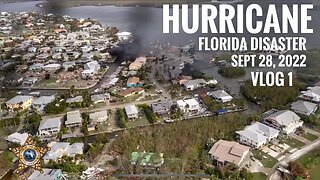 HURRICANE IAN HIT OUR HOME - Disaster Footage Of Cape Coral, Fort Myers. Large Bridge Collapsed